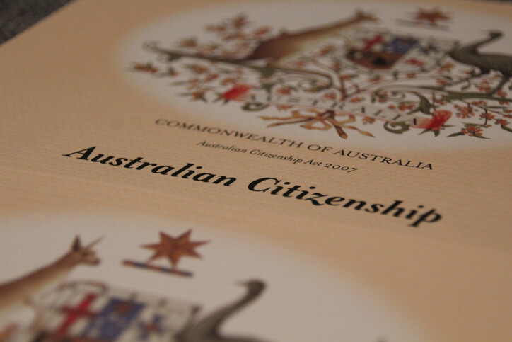 Australian Citizenship Certificate Image